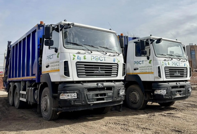 Региональный оператор закупил 17 новых машин для вывоза мусора с начала года: вся техника уже работает на маршрутах
