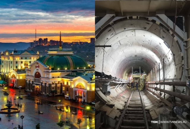 Из-за строительства метро временно изменят схему движения у красноярского железнодорожного вокзала