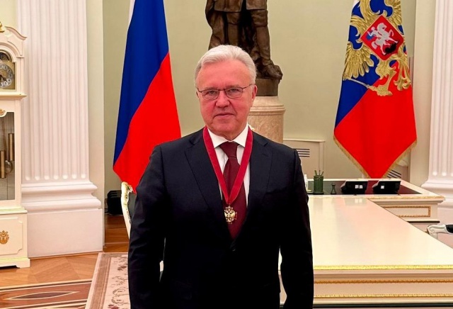 Экс-губернатора Красноярского края Александра Усса наградили орденом «За заслуги перед Отечеством III степени»