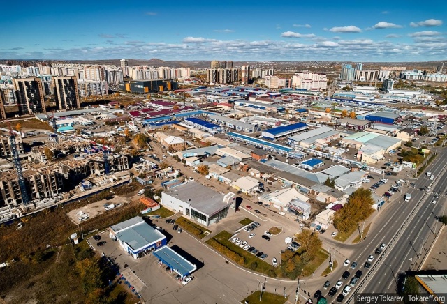 В Красноярске планируют застроить территорию Южного рынка 