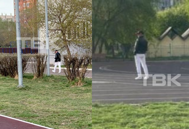 «Раздает конфеты и трогает детей»: красноярцы рассказали о подозрительном мужчине на территории школы №143