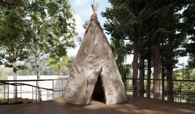 Этнодеревню за 54 млн рублей построят в Красноярске: показываем эскизы