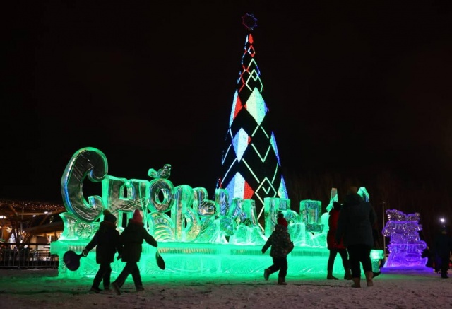 Ледовый городок за 7 млн рублей построят на острове Татышев в Красноярске