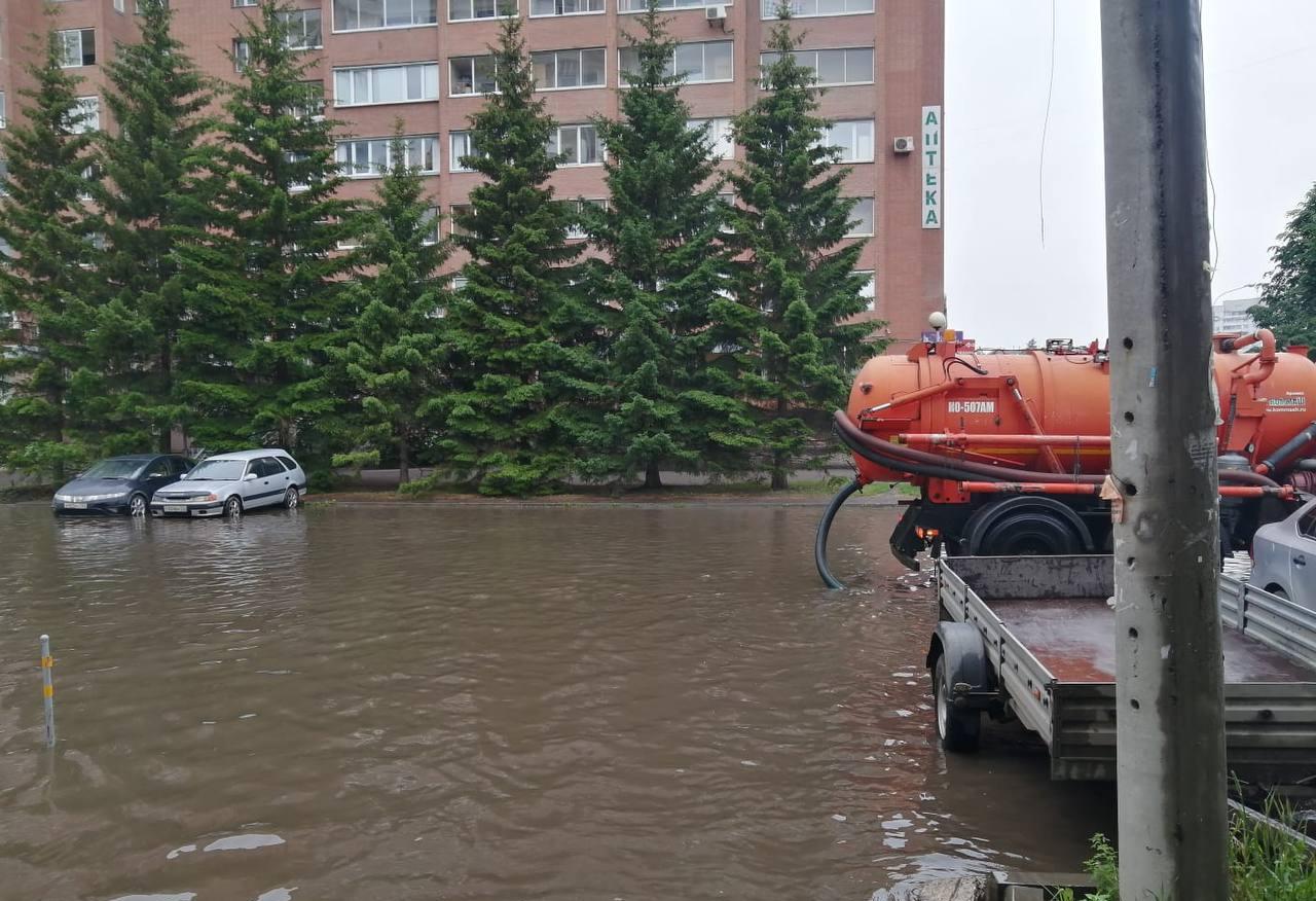 Два дня дождя: как Красноярск справляется с непогодой?