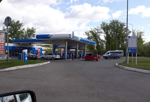 На АЗС «Газпромнефть» в Красноярске закончился бензин