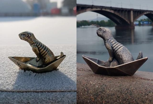 Миниатюры бронзовых сусликов начали продавать в Красноярске