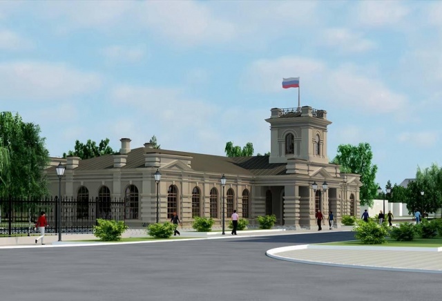 Красноярцам показали проект здания Детской железной дороги в Центральном парке