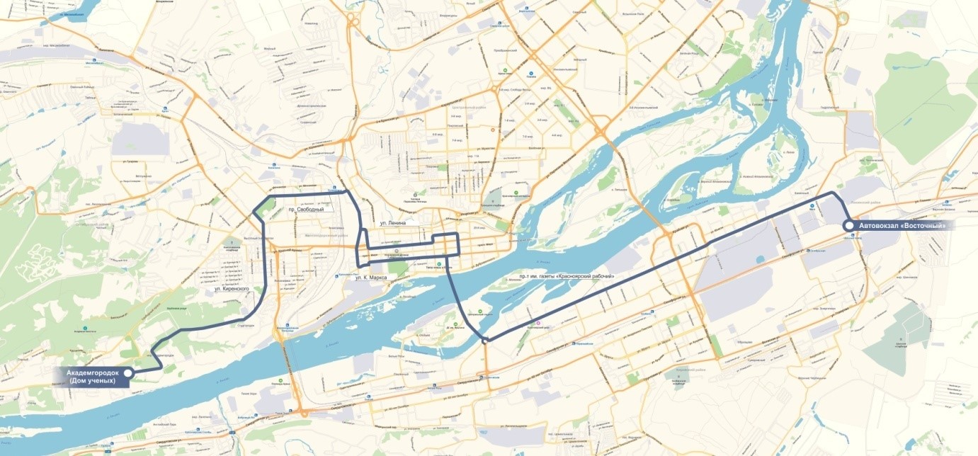 Мэрия Красноярска ищет перевозчика на маршрут №2 за 1 рубль
