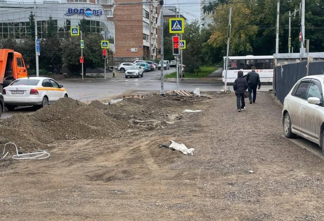 Прокуратура внесла представление подрядчику за срыв ремонта поперечных улиц в центре Красноярска 