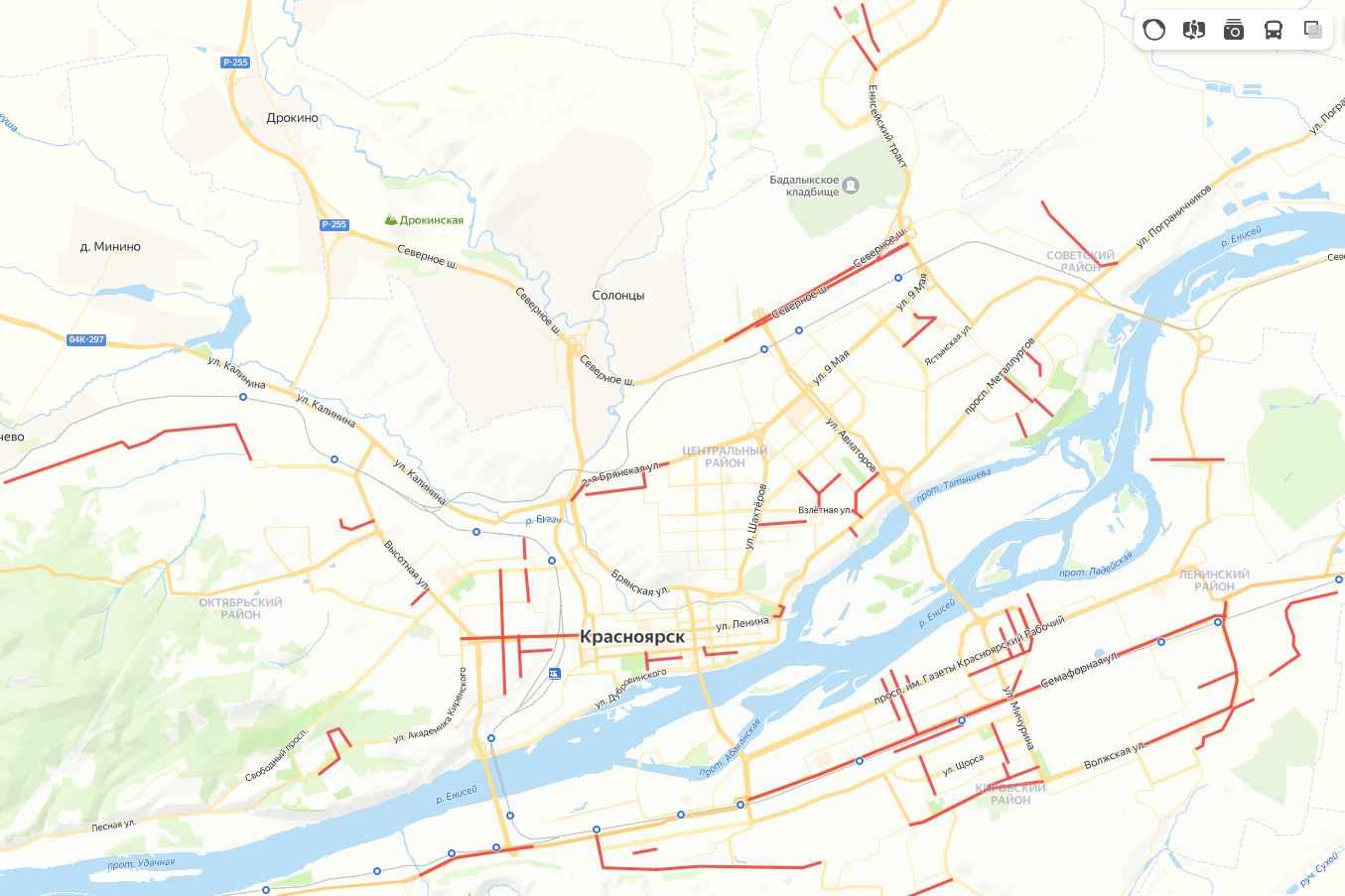 Какие дороги отремонтируют в Красноярске в 2024 году: интерактивная карта