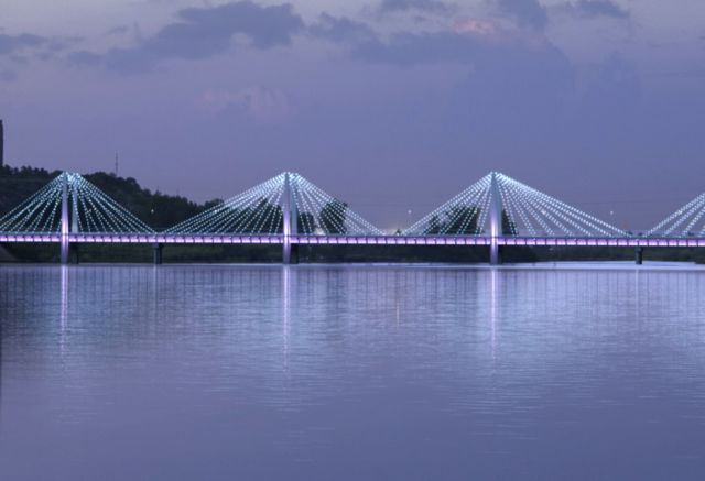 Из Зеленой Рощи на остров Татышев построят «парящий» мост: показываем первые эскизы