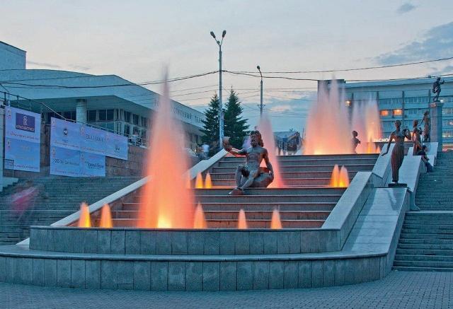 В Красноярске фонтан «Реки Сибири» восстановят за 174 млн рублей