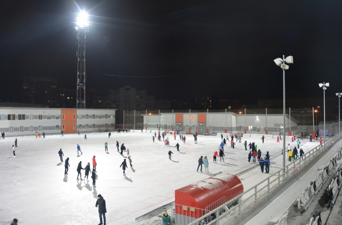 Где покататься на коньках в Красноярске: места и цены