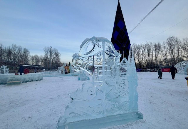 Ледовый городок на красноярском острове Татышев меняет режим работы
