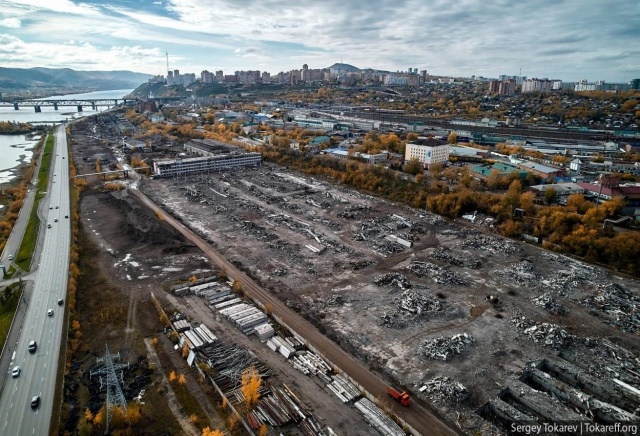 Компания Владимира Егорова отсудила землю Комбайнового завода в Красноярске