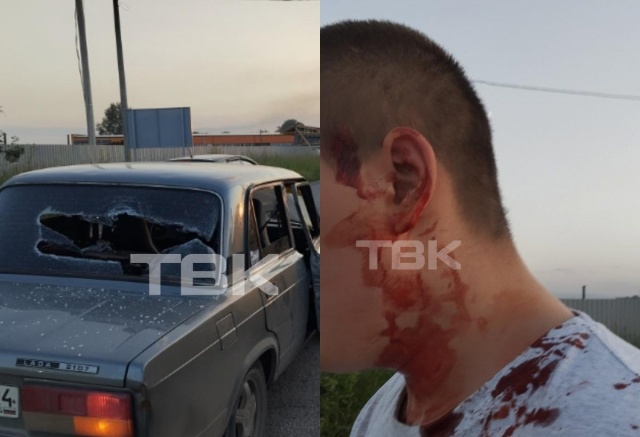 Разбили машину битами и расстреляли из «пневмата»: на красноярцев напали из-за поднятой на дороге пыли