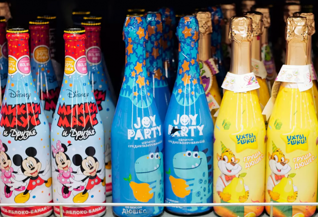 Объем продаж детского шампанского на Новый год в «Командоре» вырос в 412 раз