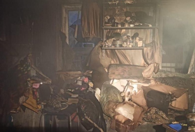 Двое мужчин погибли на пожаре в центре Красноярска